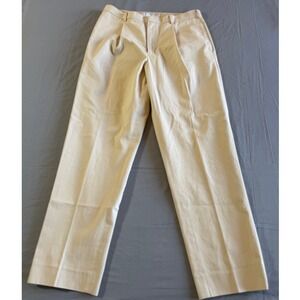 Jill Sander Uniqlo‎ +J Trousers 34x29 Pleated Khaki Pants Business Casual Cotton